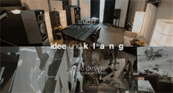 Desktop Screenshot of ideeundklang.com